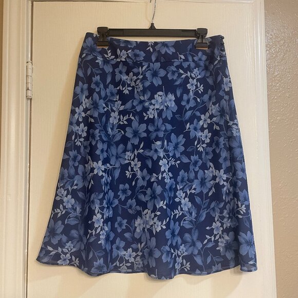 Ann Taylor Factory blue skirt size 6 - Picture 1 of 6